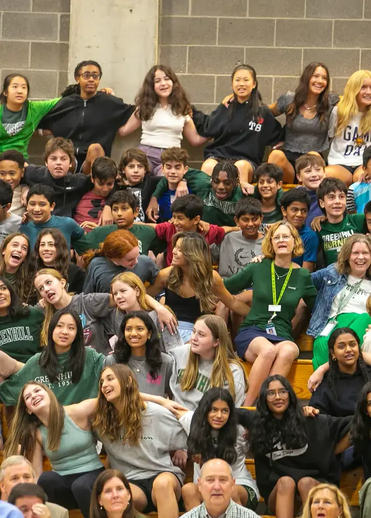 Students celebrating Founder's Day