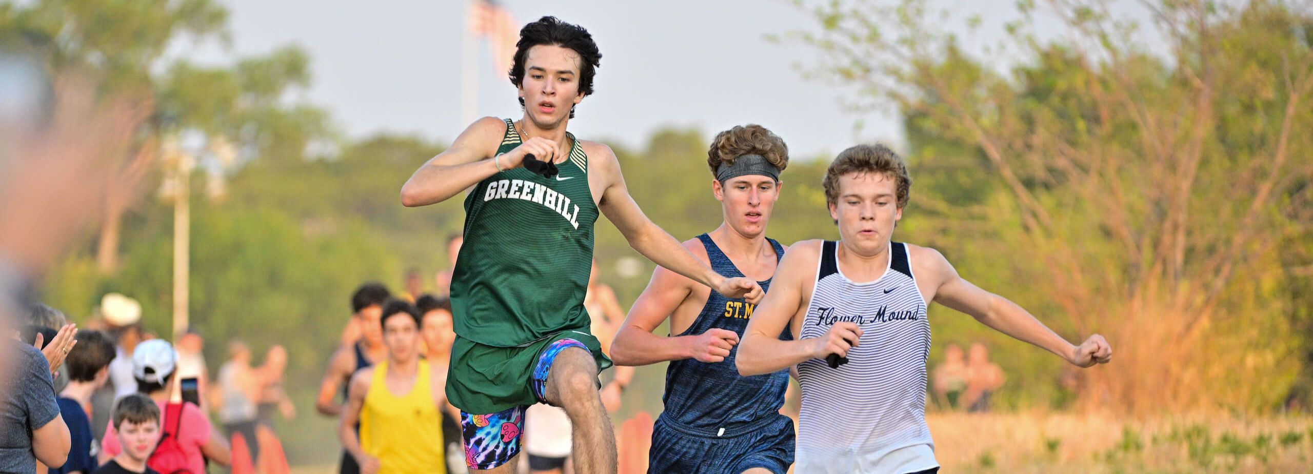 Boy running in Luke's Locker Relay